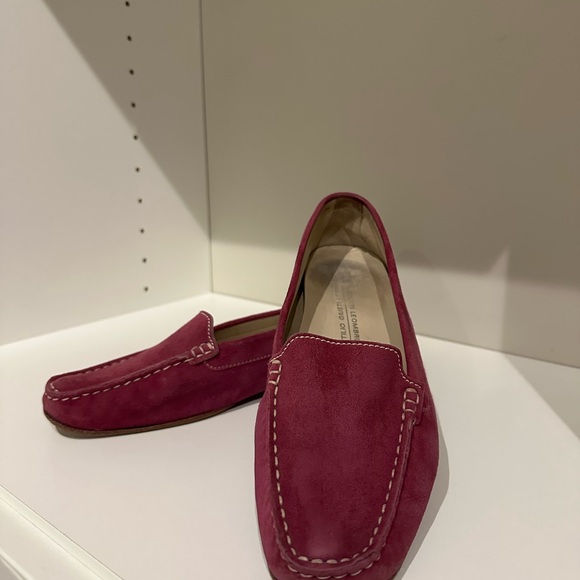 AGL Attilio Giusti Leombruni Suede Loafers – Fuchsia – Size 39 (US 9) - Picture 7 of 7